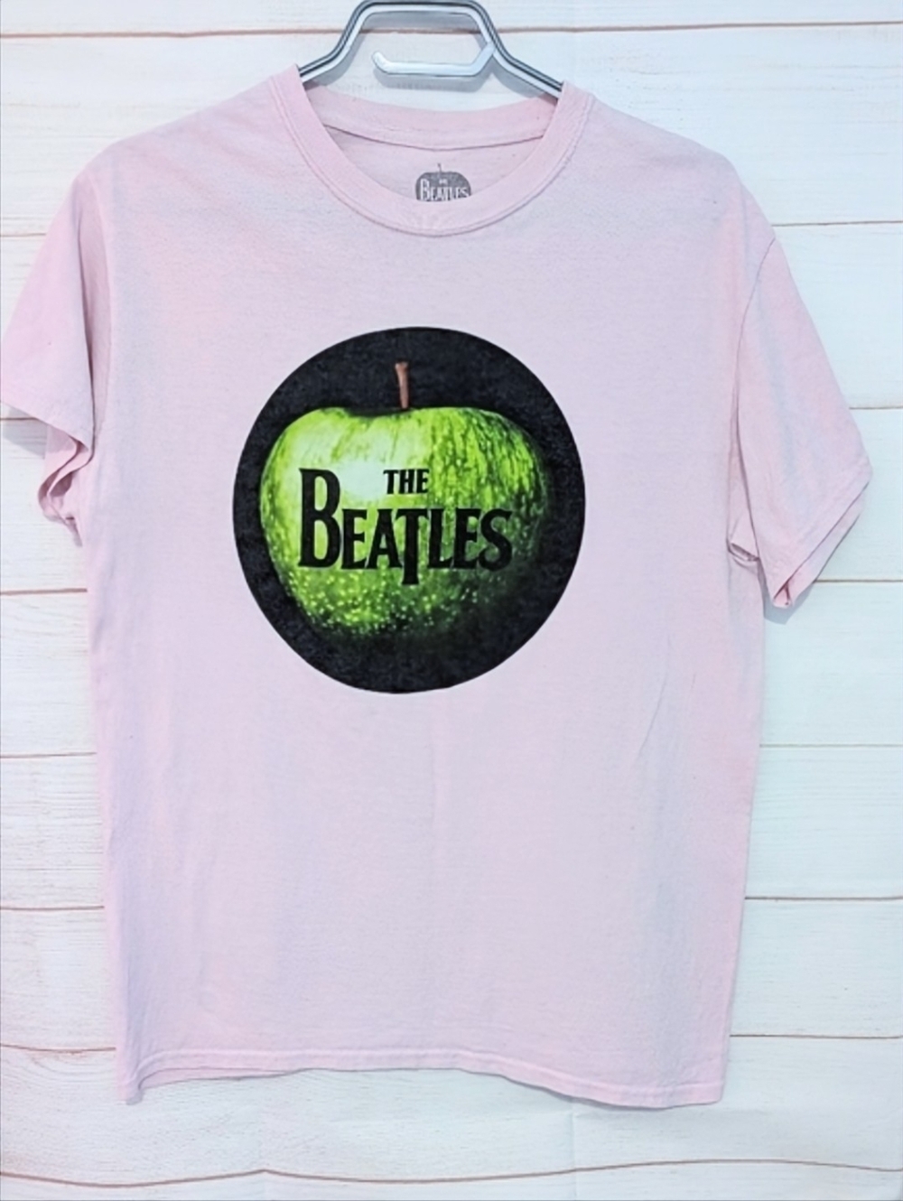 Rare Vintage Pink The Beatles Graphic T-Shirt Size Medium